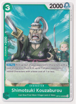 Shimotsuki Kouzaburou : OP12-029 LEGACY OF THE MASTER - One Piece Single Card