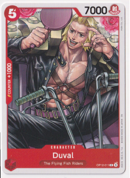 Duval : OP12-011 LEGACY OF THE MASTER - One Piece Single Card