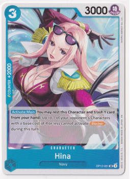 Hina : OP12-051 LEGACY OF THE MASTER - One Piece Single Card