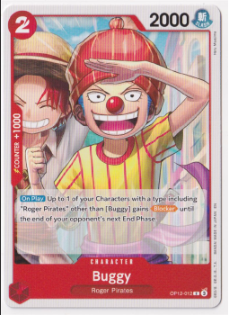Buggy : OP12-012 LEGACY OF THE MASTER - One Piece Single Card