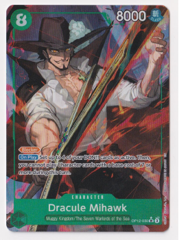 Dracule Mihawk (ALTERNATE ART) : OP12-030 LEGACY OF THE MASTER - One Piece Single Card