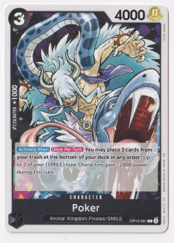 Poker : OP12-091 LEGACY OF THE MASTER - One Piece Single Card