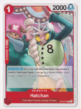 Hatchan : OP12-013 LEGACY OF THE MASTER - One Piece Single Card