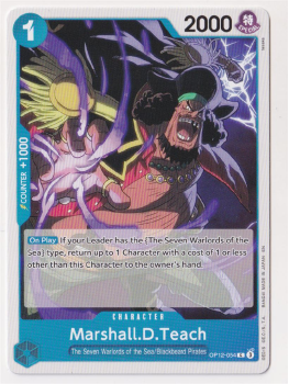Marshall.D.Teach : OP12-054 LEGACY OF THE MASTER - One Piece Single Card