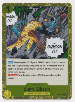 Slam Gibson : OP12-117 LEGACY OF THE MASTER - One Piece Single Card