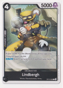 Lindbergh : OP12-095 LEGACY OF THE MASTER - One Piece Single Card