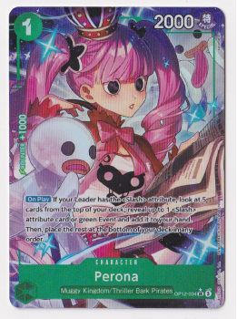 Perona (ALTERNATE ART) : OP12-034 LEGACY OF THE MASTER - One Piece Single Card