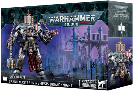 Grey Knights Grand Master in Nemesis Dreadknight