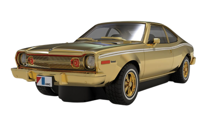 Scalextric AMC Hornet - James Bond 'The Man With The Golden Gun' - Gold Edition