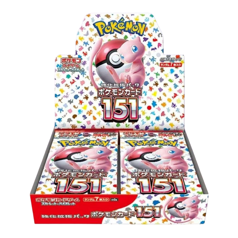 Japanese Pokémon 151 Booster Box | Exclusive Pokémon TCG Set