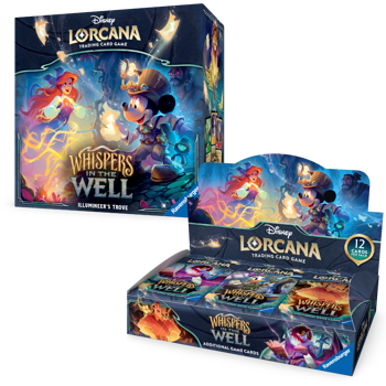 Disney Lorcana Whispers in the Well Trove and Booster Box Combo