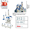 Jigsaw Puzzle: 3D - Disney Castle (216 Pieces) ***DAMAGED ITEM*** - Image 3