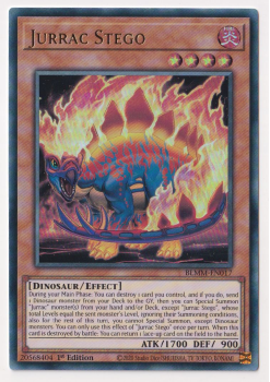 Jurrac Stego (Ultra Rare) : BLMM-EN017 - Yu-Gi-Oh! Single Card