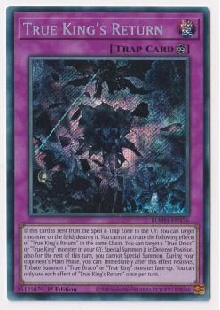 True King's Return (Secret Rare) : BLMM-EN176 - Yu-Gi-Oh! Single Card