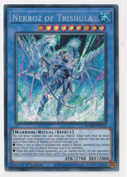 Nekroz of Trishula (Secret Rare) : BLMM-EN132 - Yu-Gi-Oh! Single Card