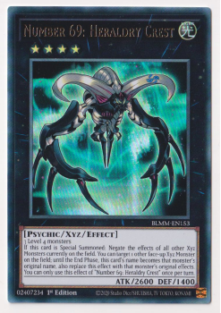 Number 69: Heraldry Crest (Ultra Rare) : BLMM-EN153 - Yu-Gi-Oh! Single Card