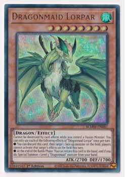 Dragonmaid Lorpar (Ultra Rare) : BLMM-EN061 - Yu-Gi-Oh! Single Card