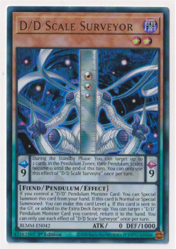 D/D Scale Surveyor (Ultra Rare) : BLMM-EN042 - Yu-Gi-Oh! Single Card