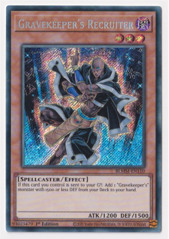 Gravekeeper's Recruiter (Secret Rare) : BLMM-EN110 - Yu-Gi-Oh! Single Card
