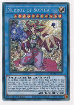 Nekroz of Sophia (Secret Rare) : BLMM-EN134 - Yu-Gi-Oh! Single Card