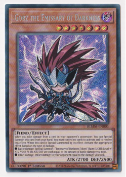 Gorz the Emissary of Darkness (Secret Rare) : BLMM-EN005 - Yu-Gi-Oh! Single Card