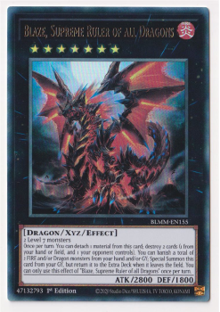 Blaze, Supreme Ruler of all Dragons (Ultra Rare) : BLMM-EN155 - Yu-Gi-Oh! Single Card