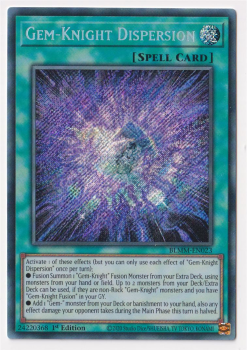 Gem-Knight Dispersion (Secret Rare) : BLMM-EN023 - Yu-Gi-Oh! Single Card