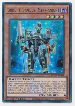 Girsu, the Orcust Mekk-Knight (Ultra Rare) : BLMM-EN088 - Yu-Gi-Oh! Single Card