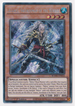 Avance, Swordsman of the Nekroz (Secret Rare) : BLMM-EN024 - Yu-Gi-Oh! Single Card