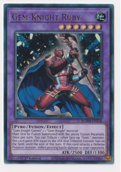 Gem-Knight Ruby (Ultra Rare) : BLMM-EN136 - Yu-Gi-Oh! Single Card