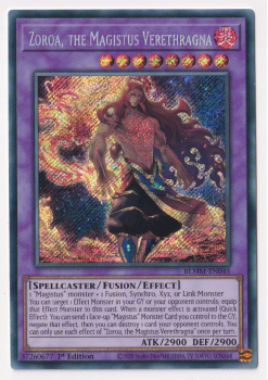 Zoroa, the Magistus Verethragna (Secret Rare) : BLMM-EN045 - Yu-Gi-Oh! Single Card