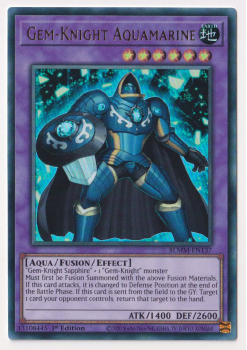 Gem-Knight Aquamarine (Ultra Rare) : BLMM-EN137 - Yu-Gi-Oh! Single Card