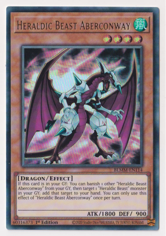 Heraldic Beast Aberconway (Ultra Rare) : BLMM-EN114 - Yu-Gi-Oh! Single Card Heraldic Beast Aberconway (Ultra Rare) : BLMM-EN114 - Yu-Gi-Oh! Single Card