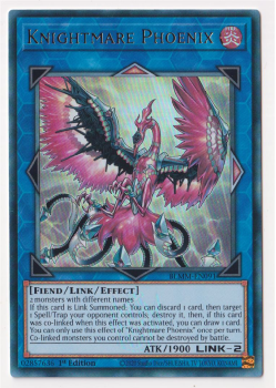 Knightmare Phoenix (Ultra Rare) : BLMM-EN091 - Yu-Gi-Oh! Single Card