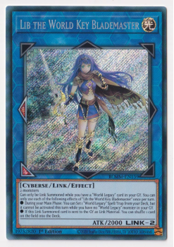 Lib the World Key Blademaster (Secret Rare) : BLMM-EN159 - Yu-Gi-Oh! Single Card