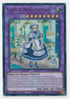 Lady's Dragonmaid (Ultra Rare) : BLMM-EN049 - Yu-Gi-Oh! Single Card