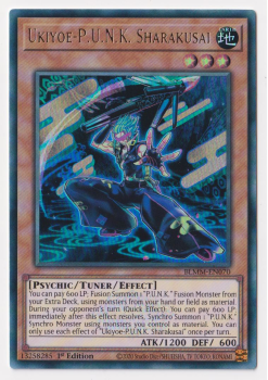 Ukiyoe-P.U.N.K. Sharakusai (Ultra Rare) : BLMM-EN070 - Yu-Gi-Oh! Single Card