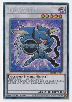 Junk Warrior (Secret Rare) : BLMM-EN009 - Yu-Gi-Oh! Single Card