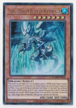 Tidal, Dragon Ruler of Waterfalls (Ultra Rare) : BLMM-EN118 - Yu-Gi-Oh! Single Card
