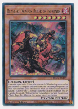 Blaster, Dragon Ruler of Infernos (Ultra Rare) : BLMM-EN119 - Yu-Gi-Oh! Single Card