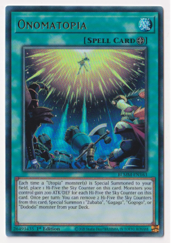 Onomatopia (Ultra Rare) : BLMM-EN163 - Yu-Gi-Oh! Single Card