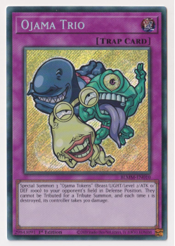 Ojama Trio (Secret Rare) : BLMM-EN010 - Yu-Gi-Oh! Single Card