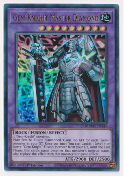 Gem-Knight Master Diamond (Ultra Rare) : BLMM-EN143 - Yu-Gi-Oh! Single Card