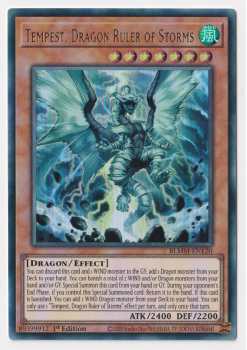 Tempest, Dragon Ruler of Storms (Ultra Rare) : BLMM-EN120 - Yu-Gi-Oh! Single Card