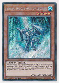 Stream, Dragon Ruler of Droplets (Secret Rare) : BLMM-EN122 - Yu-Gi-Oh! Single Card