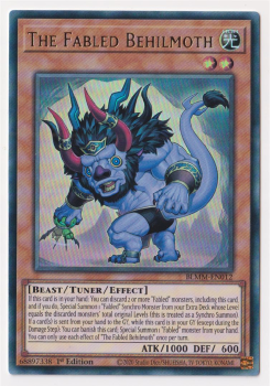 The Fabled Behilmoth (Ultra Rare) : BLMM-EN012 - Yu-Gi-Oh! Single Card