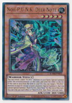 Noh-P.U.N.K. Deer Note (Ultra Rare) : BLMM-EN076 - Yu-Gi-Oh! Single Card