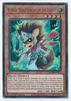 Wonko, Noble Knight of the Forest (Ultra Rare) : BLMM-EN035 - Yu-Gi-Oh! Single Card