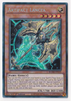 Artifact Lancea (Secret Rare) : BLMM-EN125 - Yu-Gi-Oh! Single Card