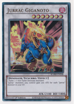 Jurrac Giganoto (Ultra Rare) : BLMM-EN148 - Yu-Gi-Oh! Single Card